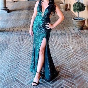 Emerald Gown from Mia Bella Couture (Medium)